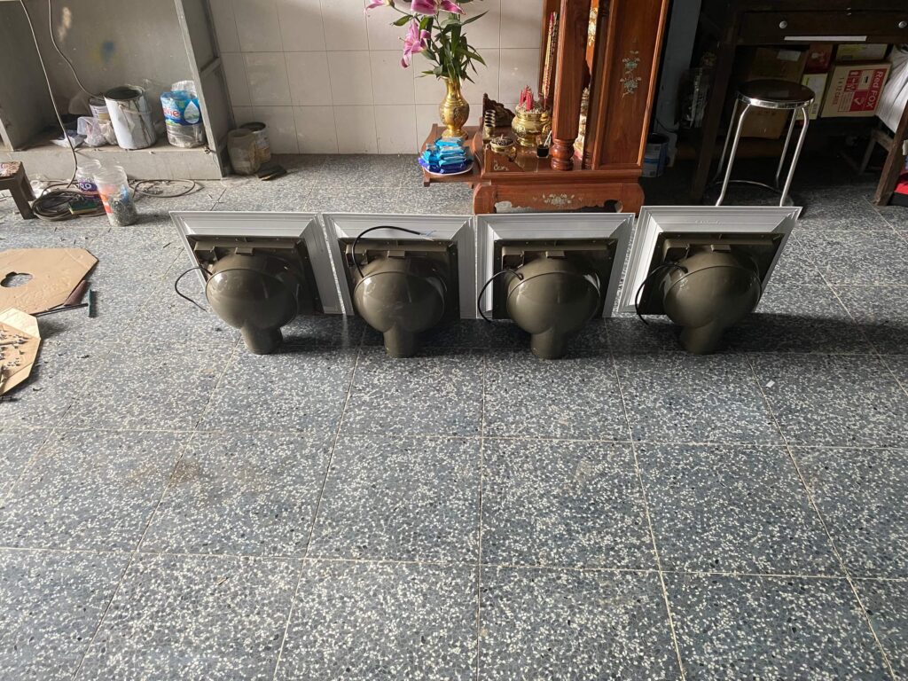 Quạt Hút Âm Trần DETON AT 16 AT 300 co ong 3