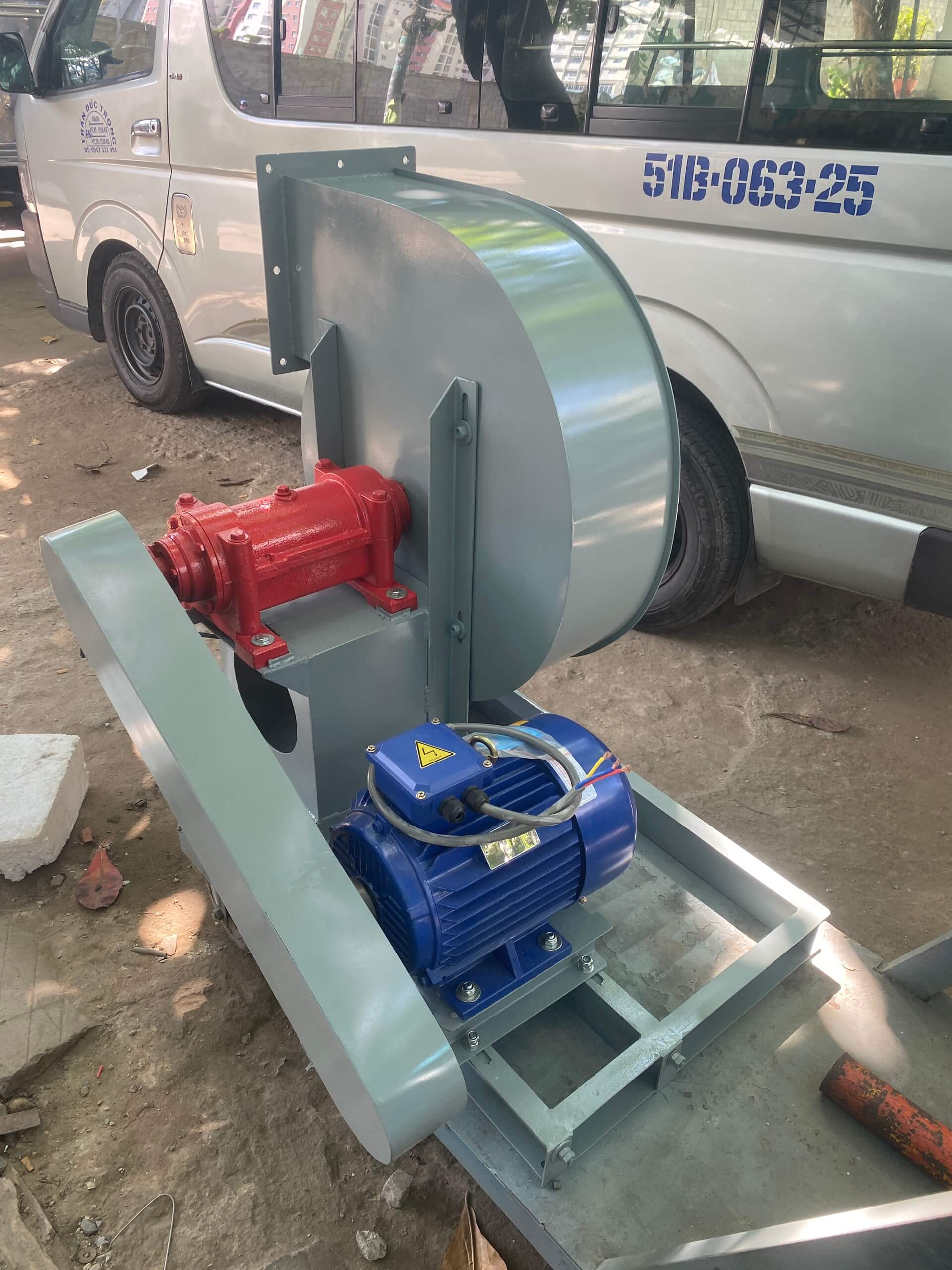Quạt Ly Tâm Gián Tiếp Cao Áp ( Trục Dầu) QLGT-2P 2 Quạt Ly Tâm Gián Tiếp Cao Áp ( Trục Dầu) QLGT-2P - Image 2