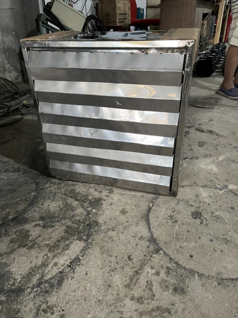 Quạt Thông Gió Vuông QV 18 QV-06LS- INOX