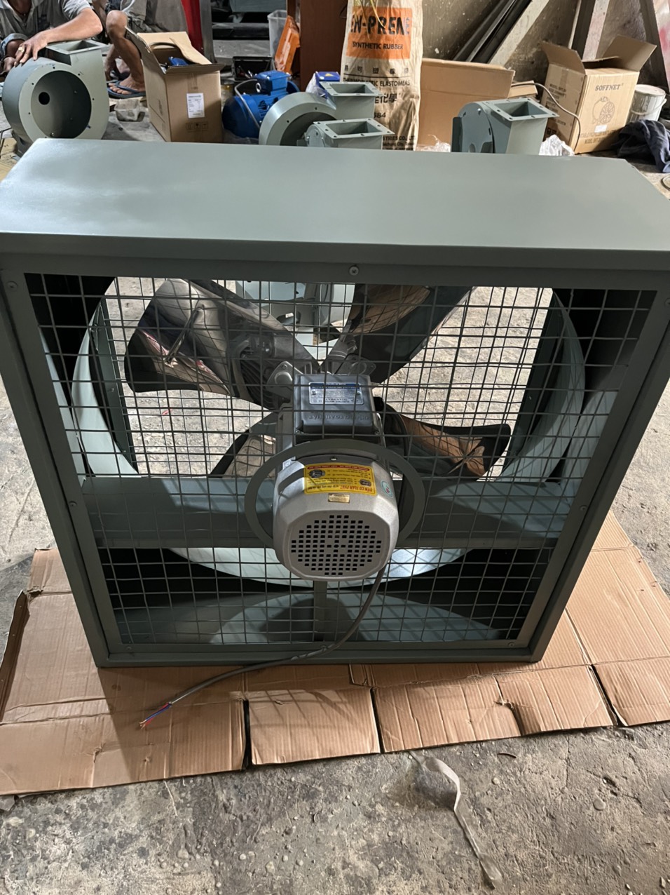 Quạt Thông Gió Vuông QV 6 QV-08L Lưới