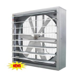 Quạt Thông Gió Vuông Cánh Composite Khung Tole Kẽm IDF